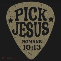 Guitar Pick Jesus Christian Music Guitarist Pastor Retro Women's Tank Top thumb 5