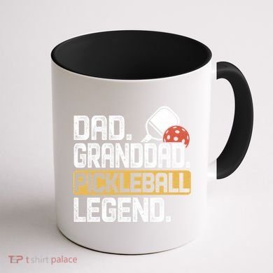 Granddad Pickleball Legend Dad Funny Great Gift Coffee Mug back