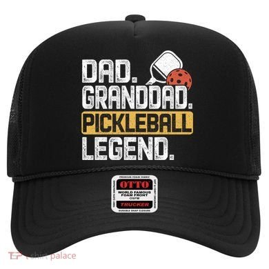 Granddad Pickleball Legend Dad Funny Great Gift Hat