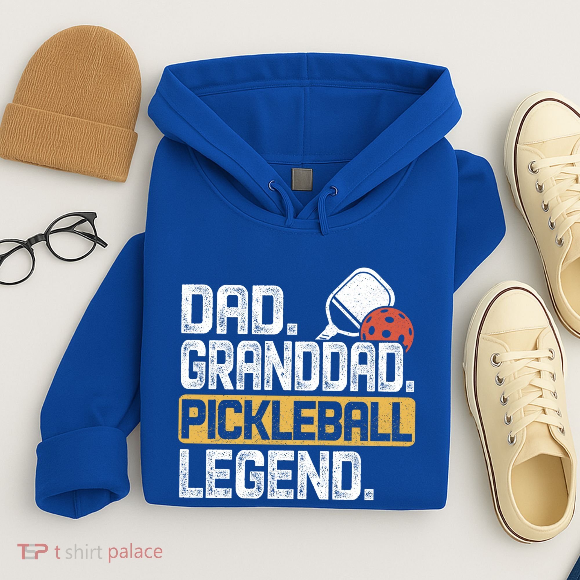 Granddad Pickleball Legend Dad Funny Great Gift Hoodie