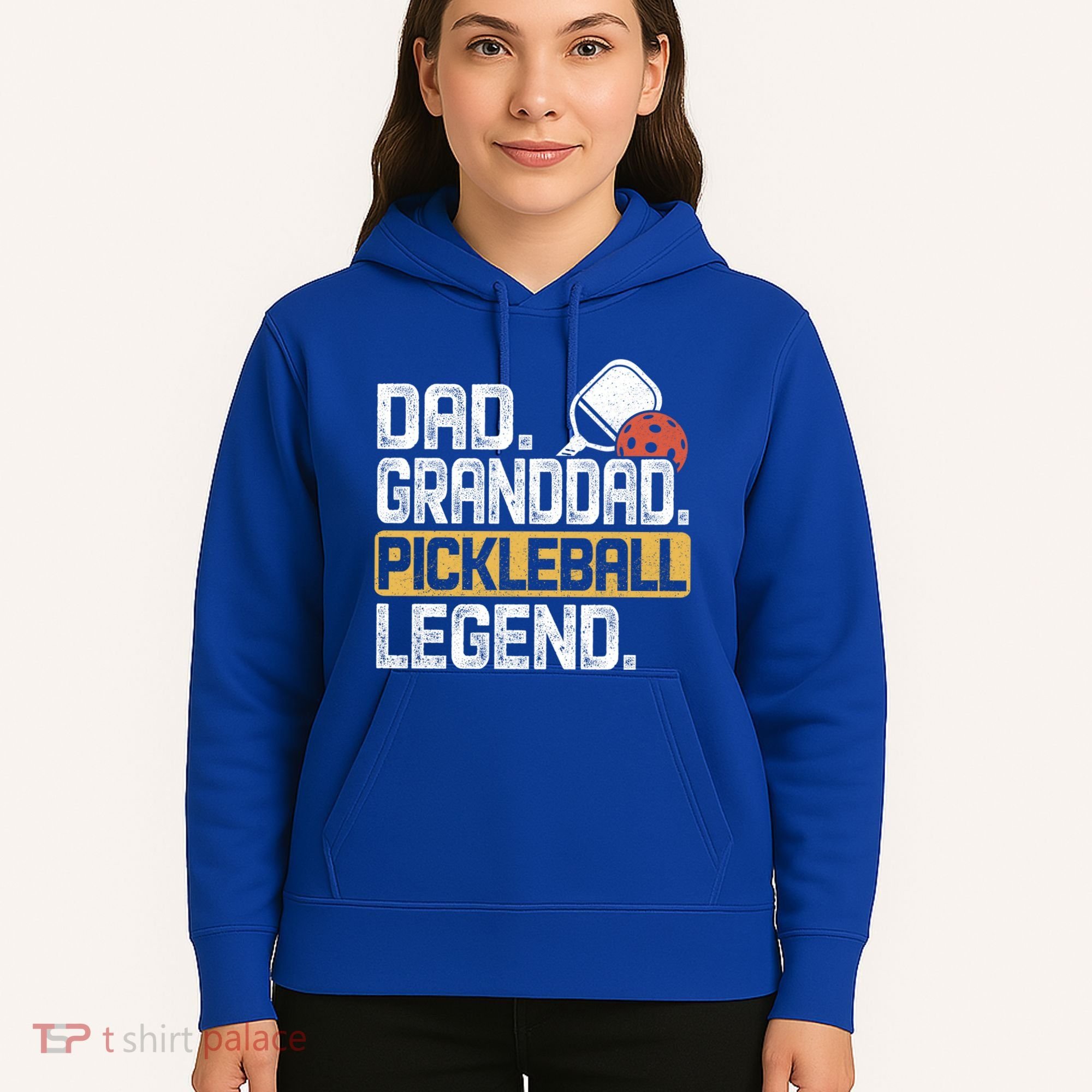 Granddad Pickleball Legend Dad Funny Great Gift Hoodie