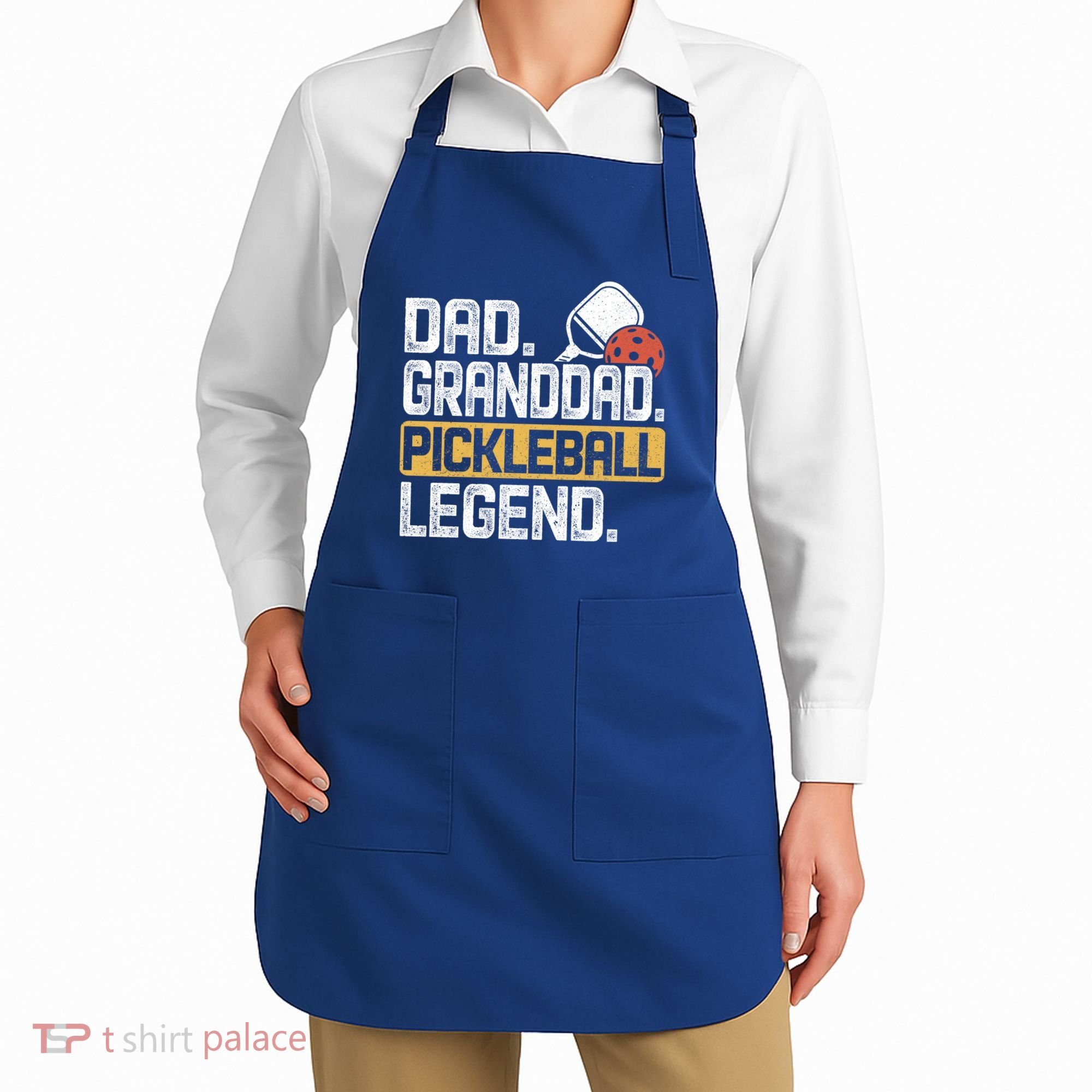 Granddad Pickleball Legend Dad Funny Great Gift Apron
