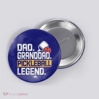 Granddad Pickleball Legend Dad Funny Great Gift Button thumb 0