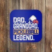 Granddad Pickleball Legend Dad Funny Great Gift Coaster thumb 0