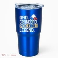 Granddad Pickleball Legend Dad Funny Great Gift Tumbler thumb 0