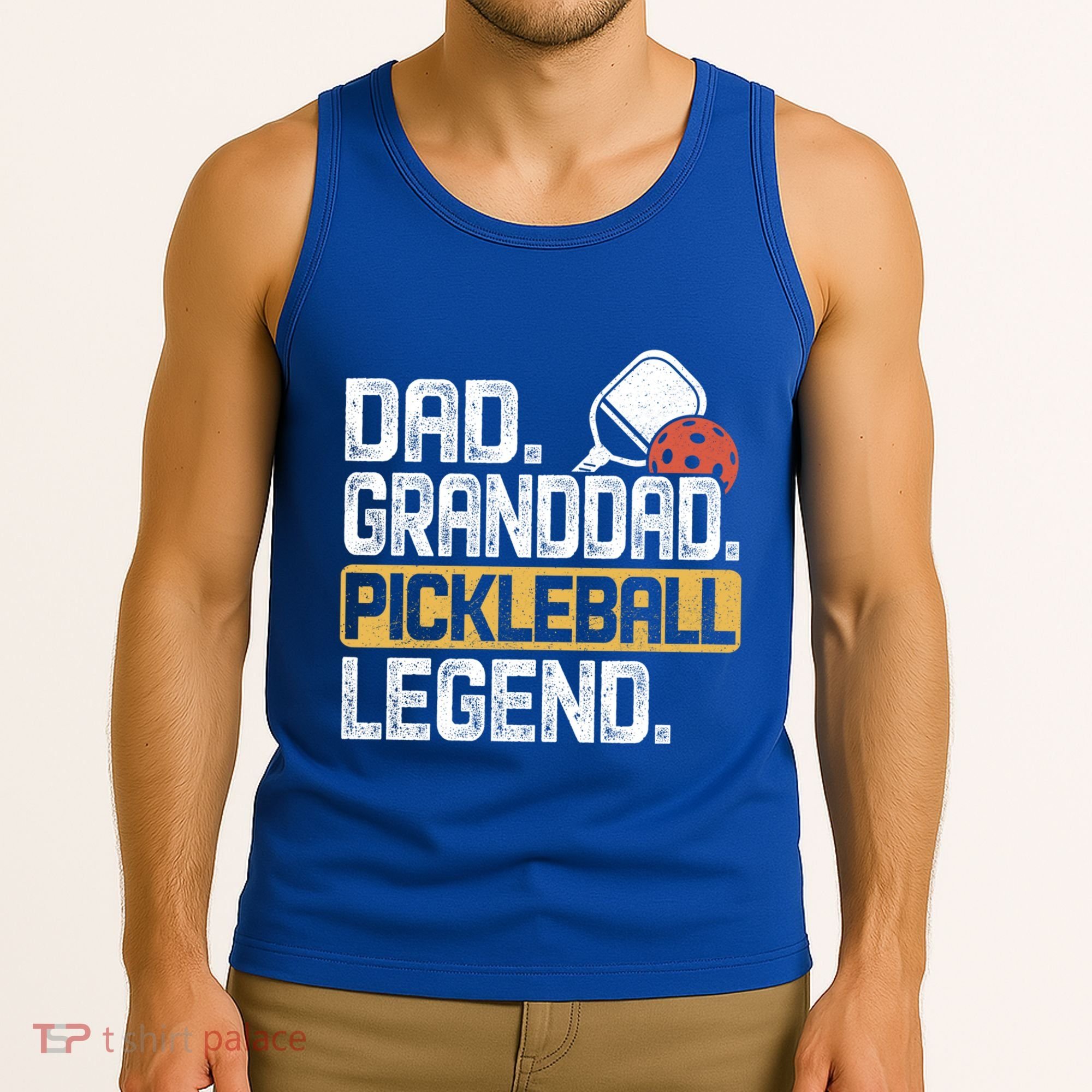 Granddad Pickleball Legend Dad Funny Great Gift Tank Top
