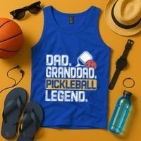 Granddad Pickleball Legend Dad Funny Great Gift Tank Top thumb 4