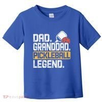 Granddad Pickleball Legend Dad Funny Great Gift Toddler T-Shirt thumb 0