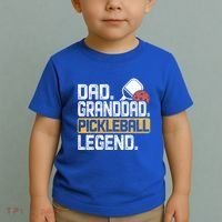 Granddad Pickleball Legend Dad Funny Great Gift Toddler T-Shirt thumb 2