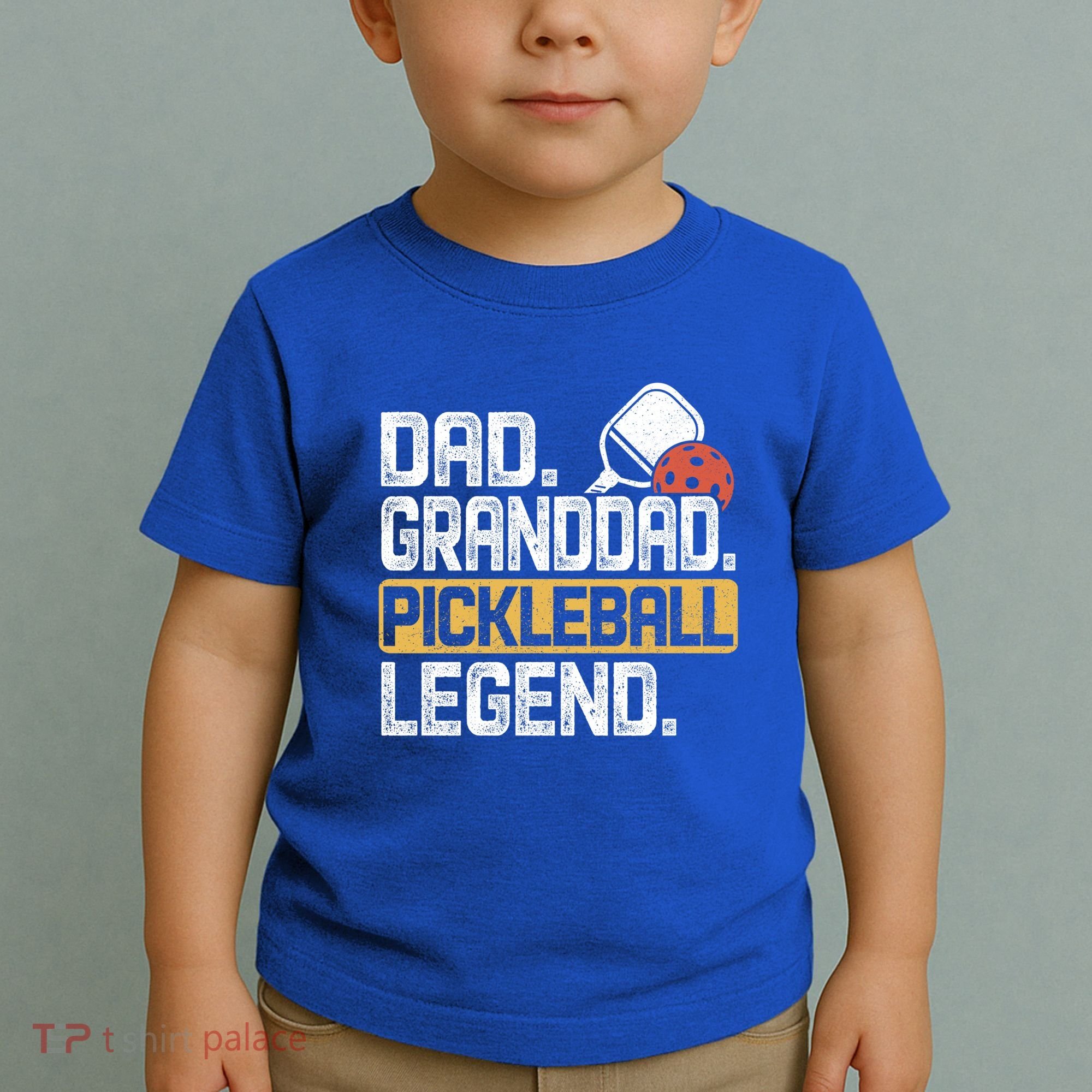 Granddad Pickleball Legend Dad Funny Great Gift Toddler T-Shirt