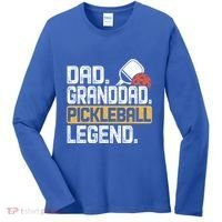 Granddad Pickleball Legend Dad Funny Great Gift Women's Long Sleeve Shirt thumb 0