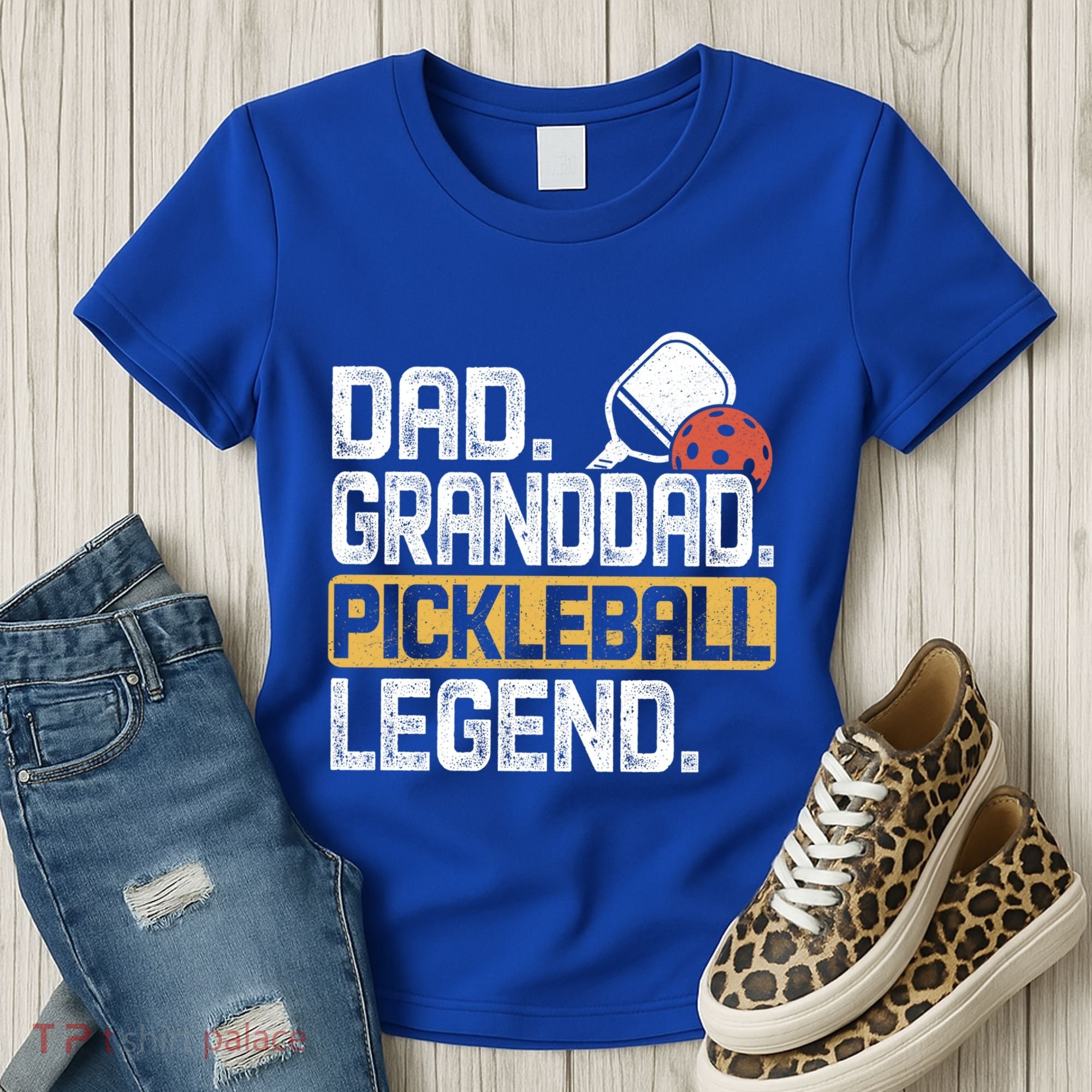 Granddad Pickleball Legend Dad Funny Great Gift Women's T-Shirt