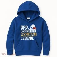 Granddad Pickleball Legend Dad Funny Great Gift Kids Hoodie thumb 0