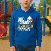 Granddad Pickleball Legend Dad Funny Great Gift Kids Hoodie thumb 2