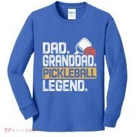 Granddad Pickleball Legend Dad Funny Great Gift Kids Long Sleeve Shirt thumb 0