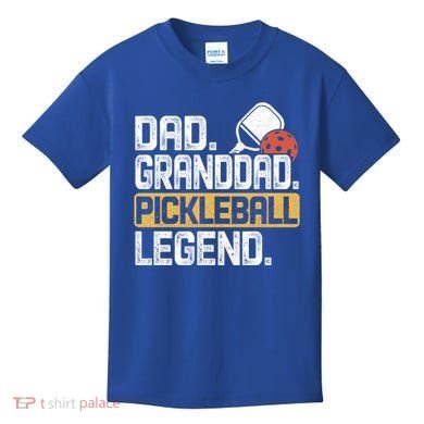 Granddad Pickleball Legend Dad Funny Great Gift Kids T-Shirt