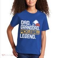 Granddad Pickleball Legend Dad Funny Great Gift Kids T-Shirt thumb 2