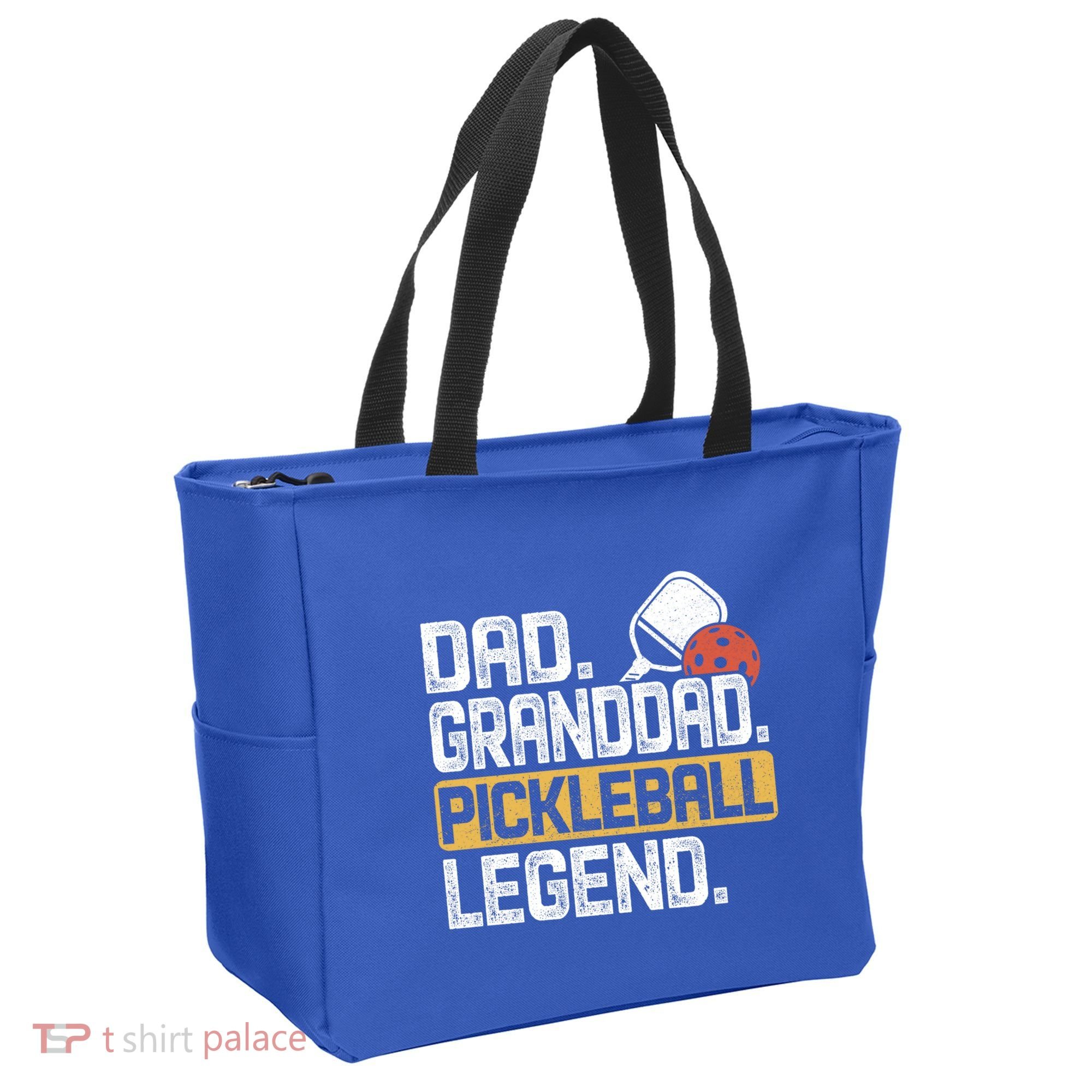 Granddad Pickleball Legend Dad Funny Great Gift Tote Bag