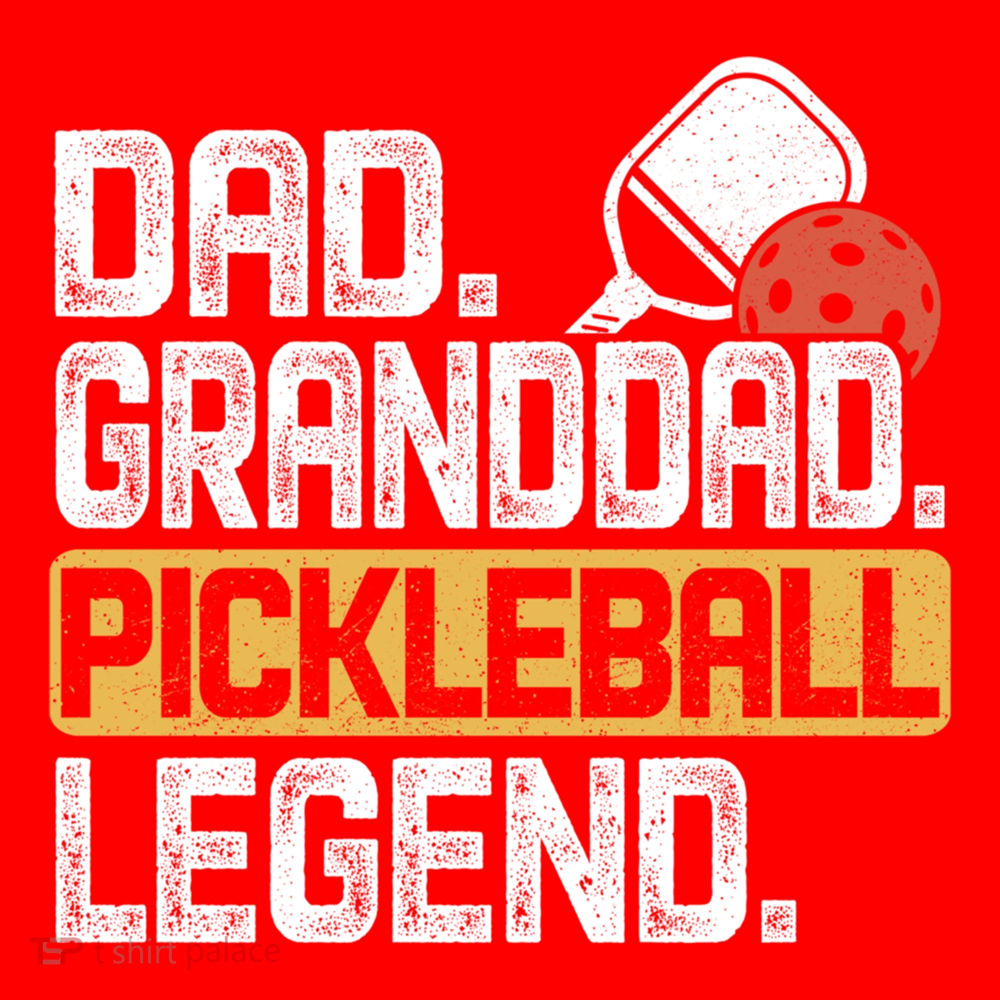 Granddad Pickleball Legend Dad Funny Great Gift Santa Hat