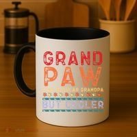 Grand Paw Like A Regular Grandpa But Cooler Funny Gift Father Day Gift Coffee Mug thumb 4
