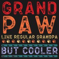 Grand Paw Like A Regular Grandpa But Cooler Funny Gift Father Day Gift Women's Hoodie thumb 2