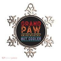 Grand Paw Like A Regular Grandpa But Cooler Funny Gift Father Day Gift Ornament thumb 0