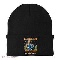 Gardener Plant Lady Gardening A Dirty Hoe Is A Happy Hoe Beanie thumb 0