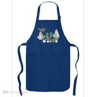 Ghost Plant Lady Retro Halloween Plants Spooky Mom Cool Gift Apron thumb 0