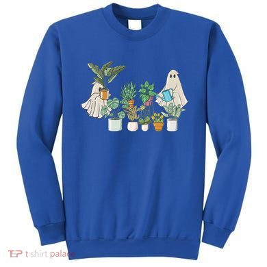 Ghost Plant Lady Retro Halloween Plants Spooky Mom Cool Gift Sweatshirt