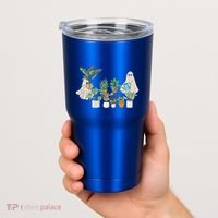 Ghost Plant Lady Retro Halloween Plants Spooky Mom Cool Gift Tumbler thumb 2