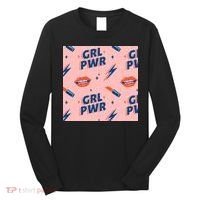 Girl Pwr Lipstick Women's Day Long Sleeve Shirt thumb 0