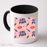 Girl Pwr Lipstick Women's Day Coffee Mug thumb 0