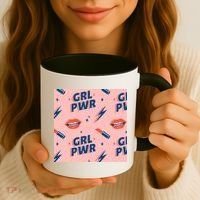 Girl Pwr Lipstick Women's Day Coffee Mug thumb 3