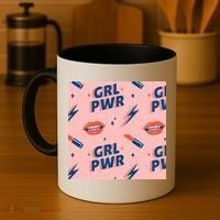 Girl Pwr Lipstick Women's Day Coffee Mug thumb 4