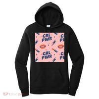Girl Pwr Lipstick Women's Day Women's Hoodie thumb 0
