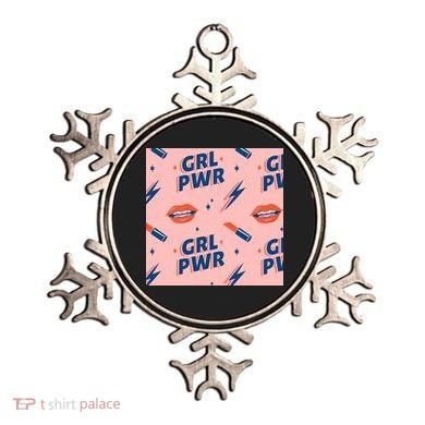 Girl Pwr Lipstick Women's Day Ornament