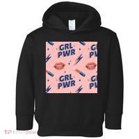 Girl Pwr Lipstick Women's Day Toddler Hoodie thumb 0