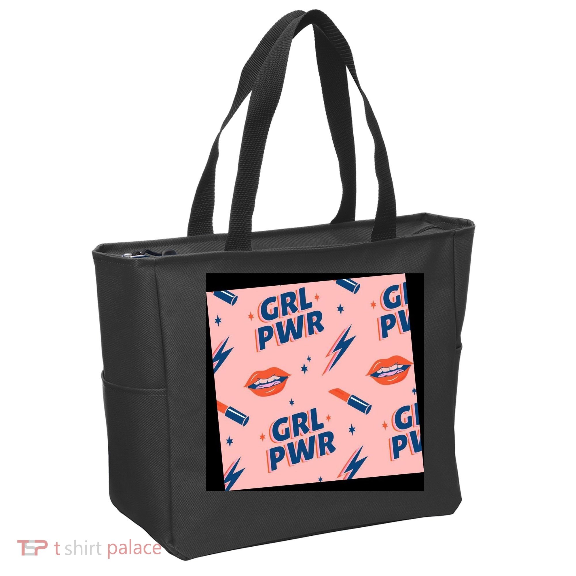 Girl Pwr Lipstick Women's Day Tote Bag