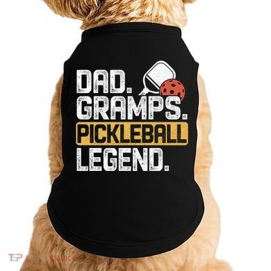 Gramps Pickleball Legend Dad Funny Cute Gift Doggie Tank