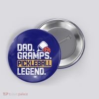 Gramps Pickleball Legend Dad Funny Cute Gift Button thumb 0