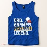 Gramps Pickleball Legend Dad Funny Cute Gift Tank Top thumb 2