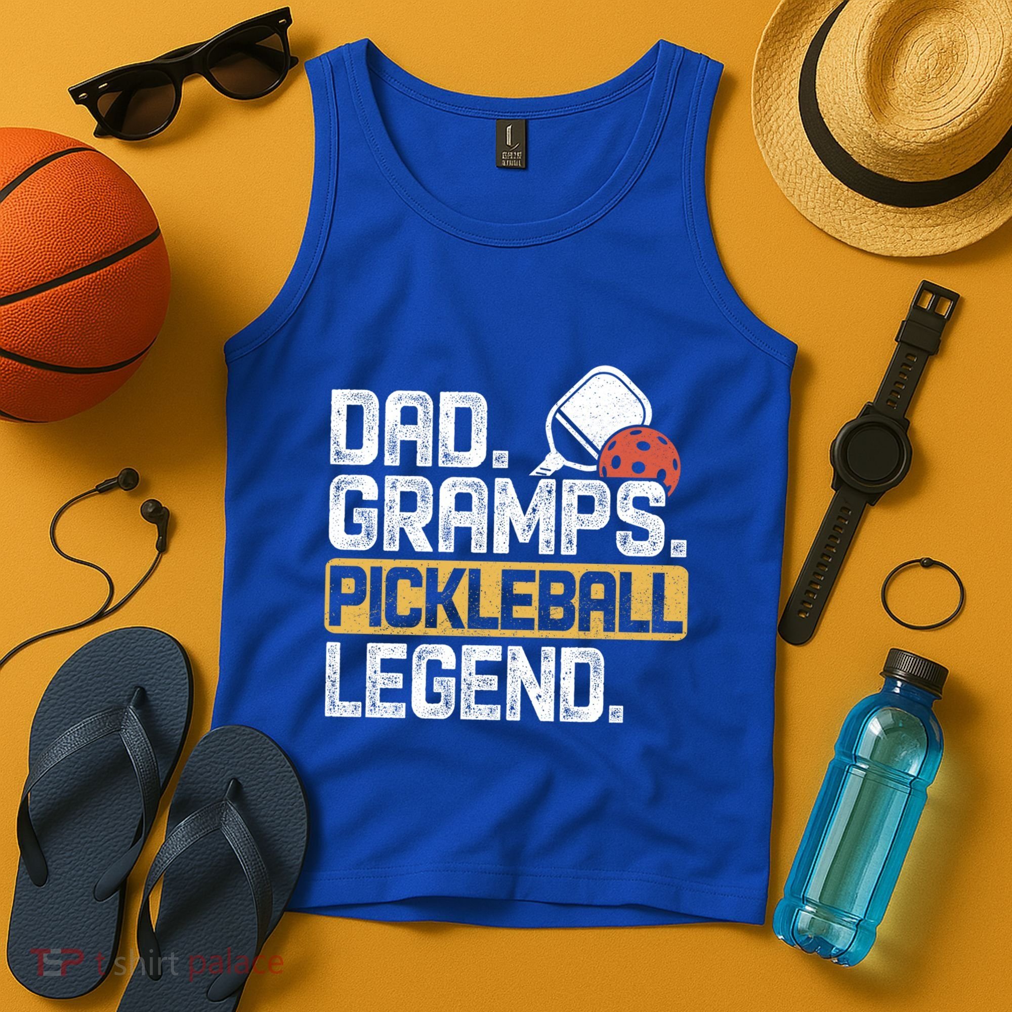 Gramps Pickleball Legend Dad Funny Cute Gift Tank Top