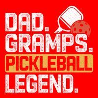 Gramps Pickleball Legend Dad Funny Cute Gift Santa Hat thumb 1