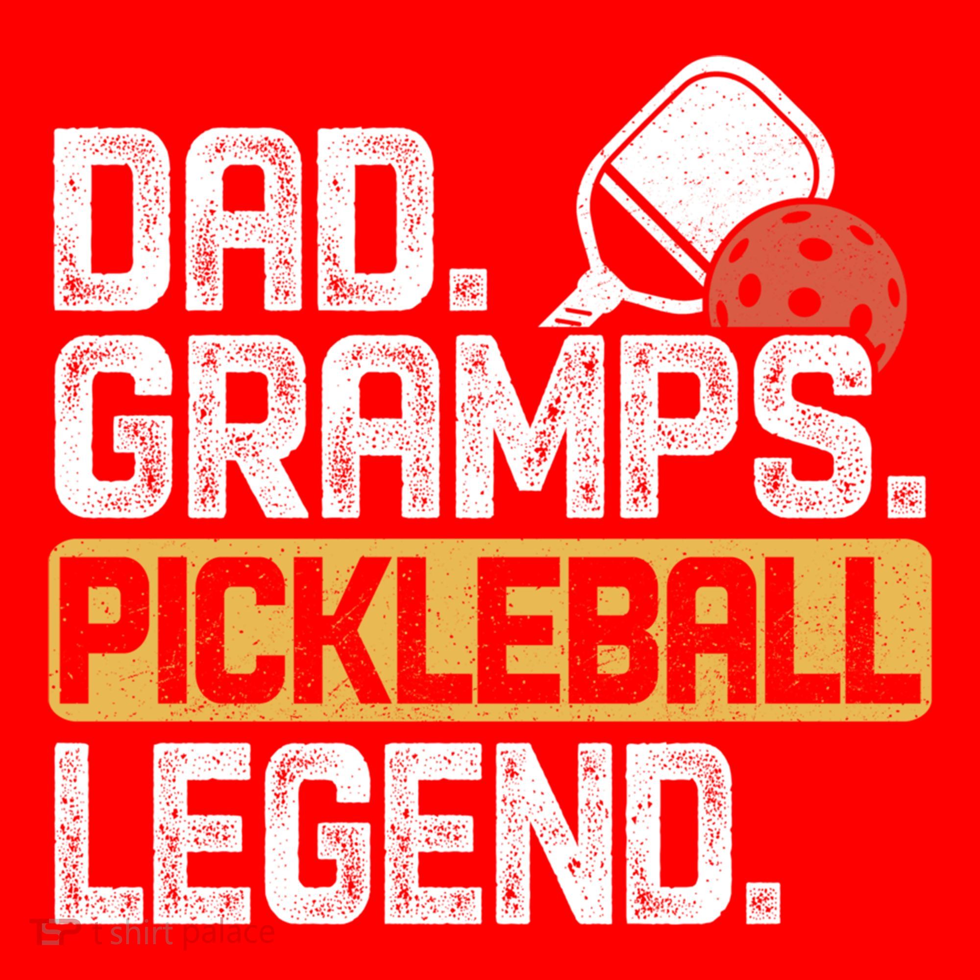 Gramps Pickleball Legend Dad Funny Cute Gift Santa Hat