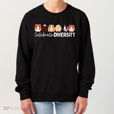 Guinea Pig Lovers Celebrate Diversity Women's Sweatshirt