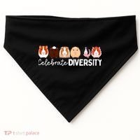 Guinea Pig Lovers Celebrate Diversity USA-Made Doggie Bandana thumb 0