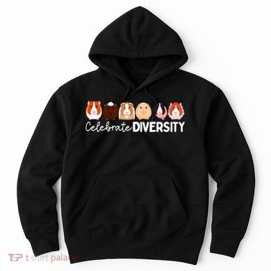 Guinea Pig Lovers Celebrate Diversity Hoodie
