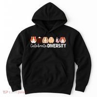 Guinea Pig Lovers Celebrate Diversity Hoodie thumb 0
