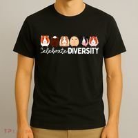 Guinea Pig Lovers Celebrate Diversity T-Shirt thumb 3