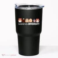 Guinea Pig Lovers Celebrate Diversity Tumbler thumb 0